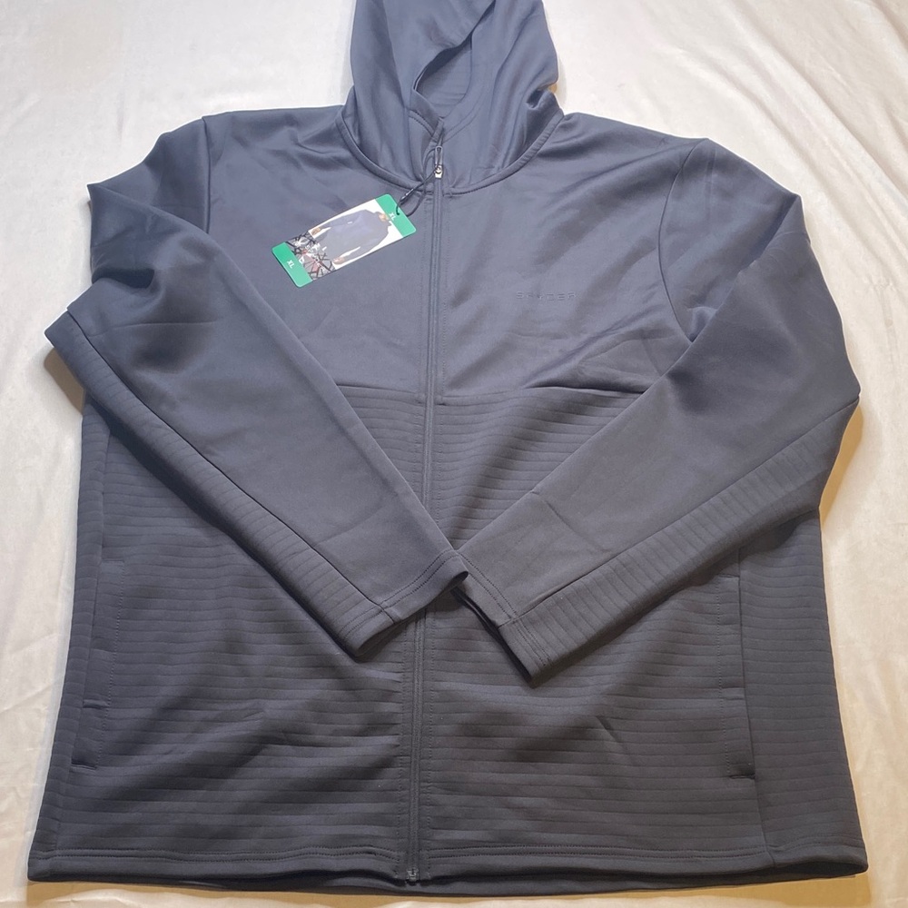Spyder Active Gray‎ Full-Zip Hoodie Size XL
